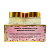 Crème éclaircissante pour le visage à logo privé OEM, avancée, avec niacinamide, collagène, acide kojique, pour éclaircir les taches brunes, correction des taches sombres, peau noire