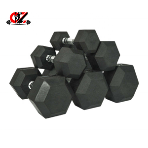Wholesale Hex <b>Dumbbells</b> Bulk Supply OEM/ODM Custom Logo Rubber Coated Fixed Weight Steel Anti-Slip <b>Dumbbell</b> for Bodybuilding - Product Image 4