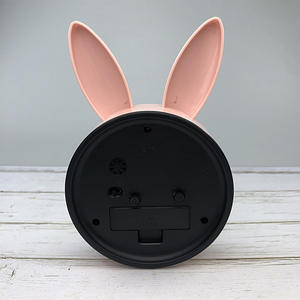<span class=keywords><strong>Lapin</strong></span> cerf réveil Reloj non tic-tac Super silencieux horloge chambre chevet petit bureau Table réveil - Product Image 4