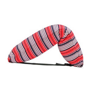 Bantal lempar dapat disesuaikan warna tidur nyaman lembut Premium bantal leher bentuk U silinder panjang silinder kecil - Product Image 4