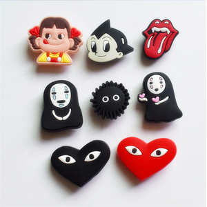 Boucle de chaussure en PVC souple de dessin animé personnalisé boucle de chaussure en PVC personnalisée pour la décoration de chaussures de <span class=keywords><strong>plage</strong></span> sandales - Product Image 2