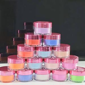 Colore chiaro 3 in 1 polvere per immersione acrilica migliore maglia cremosa campione offerta 408 colori in Stock Stick etichetta salone di qualità polvere acrilica - Product Image 4