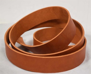 Cordon plat en cuir noir de haute qualité pour la fabrication de chaussures, accessoires de sacs, artisanat, fournitures de cuir roulé - Product Image 3