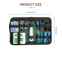Kit d'Outils Réseau Professionnel Comprenant une Pince à Sertir Multi-Fonction RJ45 RJ12 RJ11 et un Testeur de Câbles Réseau