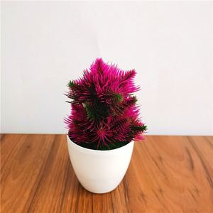 Mini plantes artificielles en pot, verdure de buis en pot, herbes aromatiques en pot, petites plantes d'intérieur, décoration de table, centre de table - Product Image 4