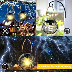 Xinhuiyuan Solar Garden <b>Light</b> Iron Mesh Led Outdoor Decorative Lamp <b>For</b> Home Courtyard <b>Patio</b> Waterproof Night Lighting - Product Image 5