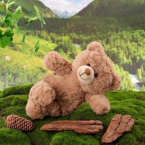 8 pollici <span class=keywords><strong>peluche</strong></span> marrone orsacchiotto Super morbido cotone agnello giocattoli per le ragazze morbido <span class=keywords><strong>peluche</strong></span> animale di <span class=keywords><strong>peluche</strong></span> ODM personalizzabili per il compleanno - Product Image 2