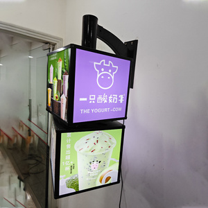 4 mặt 4 lớp 16 Áp phích xoay hiển thị tùy chỉnh tầng thường vụ Bảng menu khối quảng cáo hộp Đèn xoay hộp đèn - Product Image 6