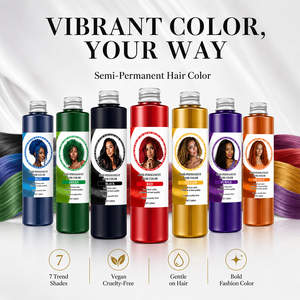 Tinta per Capelli all'Ingrosso, Crema Colorante per Capelli, Shampoo con Etichetta Personalizzata OEM, <span class=keywords><strong>Marrone</strong></span> Scuro Semi-Permanente - Product Image 6