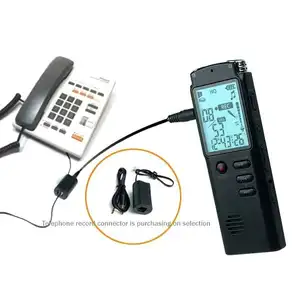 WAV lossless quality voice format telephone connector sound recording digital voice recorder