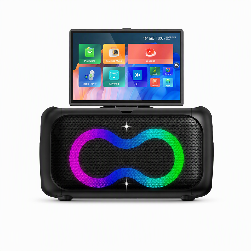 Portable Karaoke Machine With 13 Inch Smart Touch Screen Android 14 ...