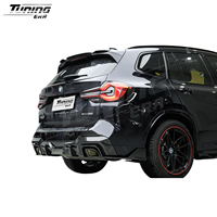 Tuning Era Diffuseur arrière en fibre de carbone sec Ajouter Kit de carrosserie pour BMW X3 G01 LCI 2022 + Mise à niveau
