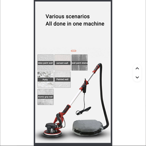 225MM Wall Putty Sandpaper Machine Self-vacuuming <b>Ceiling</b> BG-220 High-Power Motor Delivers 1390W for Efficient Sanding of Large - Product Image 2