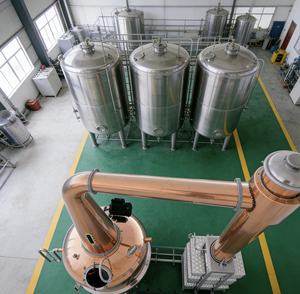 Kit per la produzione di vino alcolico pentola in rame Still Lynn Arm whisky Brandy Vodka attrezzatura per la distillazione - Product Image 5