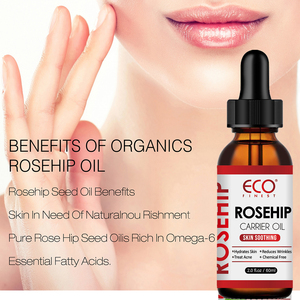 น้ำมันเมล็ดโรสฮิปออร์แกนิคสกัดเย็นบริสุทธิ์ 100% น้ำมันหอมระเหยบริสุทธิ์ 60 มล. สำหรับนวดกัวซา น้ำมันบำรุงผิวหน้า ลดรอยสิว -281315 มีสินค้าในสต็อก - Product Image 6