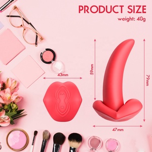 Nouveau design, vibromasseur <span class=keywords><strong>sexy</strong></span> pour femme, modes de vibration, stimulation de la langue et de la lèvre, pénétration orale, jouet sexuel portable - Product Image 4