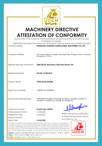 Perforadora de Postes de Servicio Pesado con Enganche de 3 Puntos y Toma de Fuerza para Tractor Agrícola de 25HP - Product Image 4