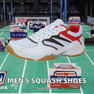<span class=keywords><strong>Chaussures</strong></span> de tennis respirantes professionnelles de badminton de <span class=keywords><strong>squash</strong></span> pour hommes conception personnalisée doublure en maille printemps été automne caoutchouc - Product Image 3