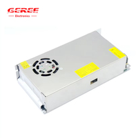 Fuente de alimentación de modo de interruptor de 250W/10A, adaptador automático de 24V, salida única con módulo de ventilador, placa de AC-DC de 12V/24V/48V