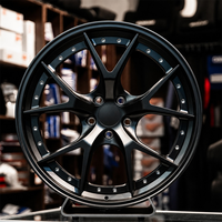 Cerchi in Lega di Alluminio Forged Personalizzati Forgex per Auto Passeggeri, 2/3 Pezzi, 18 19 20 21 22 24 Pollici, 5x114.3, Neri, per BMW F10