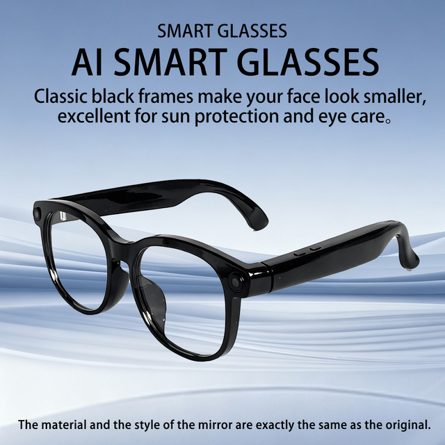HONGYUN KRETA-V41 2026 Full Frame AI Smart Glasses Long Battery Life Real-Time Translation Wireless Music Hands-Free Call