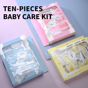 Nuovo Kit per la cura del bambino da 10 pezzi <span class=keywords><strong>Set</strong></span> per la cura dell'<span class=keywords><strong>igiene</strong></span> in plastica con Clipper a forbice per neonati - Product Image 4