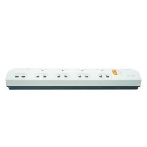 Best Quality 13A 3000W ABS Tabletop <b>Socket</b> 4 Way Overload Switches and <b>Sockets</b> Customize Commercial Use <b>Extension</b> Power Strip - Product Image 2