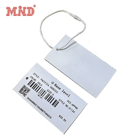 Étiquette de vêtements intelligents UHF RFID avec impression personnalisée en gros étiquette volante pour vêtements propre logo