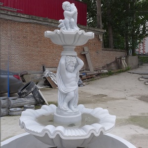 All'ingrosso tutti i tipi di pietra giardino di marmo fontane statua fontana di acqua all'aperto - Product Image 4