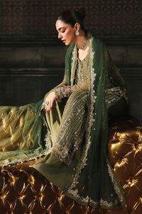 Traje de 3 piezas sin coser de chifón bordado de lujo Charizma – Colección Dastan‑e‑Jashan |   Ropa Formal Pakistaní de Primera Calidad - Product Image 3