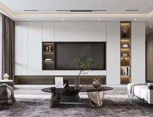 EX645 Mirror Finish Stainless Steel Waterproof Art Deco Floor Mount Niche Shelf for Hotel & Commercial Interior <b>Space</b> - Product Image 3