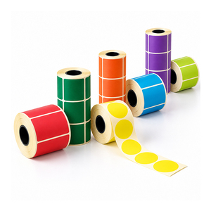 Rouleaux d'étiquettes autocollantes thermiques directes pour suivi des SKU et des lots, 100x50mm, pour la gestion des stocks - Product Image 1