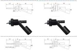เซ็นเซอร์วัดระดับของเหลวอุตสาหกรรม KOLAS FAST-47LP-F30 แบบแม่เหล็กชนิดรีดสวิตช์ พร้อมลูกบอลลอย ติดตั้งแบบขันสกรู ผลิตในกวางตุ้ง - Product Image 2