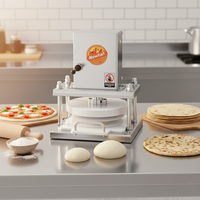 Presse à Pâte Commerciale Multifonction à Prix de Gros - Machine à Faire des Pizzas, Tortillas, Crêpes, Roti et Pains Plats pour la Cuisine