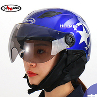 Demi-casque de moto pour femme, prix d'usine