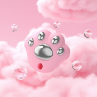 Nouveau Vibrateur Pendentif Patte de Chat à Choc Électrique EMS, 3 Vitesses, Magnétique, Étanche IPX7, USB, Jouet Sexuel Adulte Stimulant