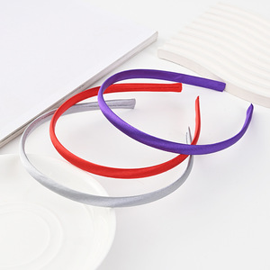 Hot DIY Satin Ribbon Hairband Custom Logo <b>Headbands</b> for Women - Product Image 3