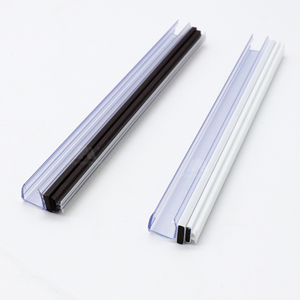 6mm 8mm 10mm 12mm Glass <strong>Door</strong> Magnetic <strong>PVC</strong> Edge <strong>Sealing</strong> <strong>Strips</strong> for Bathroom Shower <strong>Door</strong> - Product Image 2