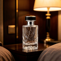 Botol Parfum Kaca Transparan Grosir 15 Tutup Sekrup 50 ml Penjualan Laris Lintas Negara Botol Parfum Nakedbottle