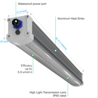 200W PRO LED élèvent des lumières au-dessus de l'auvent IP65 pour une utilisation intérieure corps en aluminium émettant la croissance de la floraison des plantes à spectre rouge vert et blanc