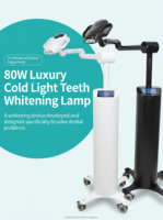 Appareil de blanchiment dentaire médical 80W, lampe de blanchiment dentaire, lumière froide LED réglable pour clinique, machine de blanchiment des dents