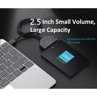 SSD (Solid State Drive) SATA3.0 2.5 Inci Kecepatan Tinggi 128GB 256GB 512GB 1TB Hard Drive Eksternal untuk Desktop Laptop