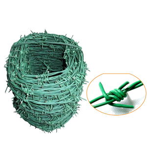 1,320 Ft. Fil barbelé en acier galvanisé à 4 points à haute résistance Fil barbelé pour clôture Fil barbelé pour rasoir - Product Image 6