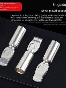 Adaptateur de contact unisexe en cuivre plaqué argent 175A 600V T2 pour chariot élévateur, borne d'alimentation de <span class=keywords><strong>batterie</strong></span> au lithium, connecteur haute performance pour véhicule - Product Image 3