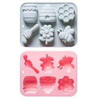 Moule à gâteau en silicone antiadhésif résistant à la chaleur et écologique pour la fabrication de chocolats, de bonbons et de glaces DIY