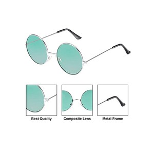 Venta al por mayor, <span class=keywords><strong>gafas</strong></span> de sol redondas estilo Hippie John 60, <span class=keywords><strong>gafas</strong></span> de colores circulares KR512 - Product Image 3