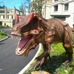 Estatua de Dinosaurio Animatrónico de Silicona Suave, Dinosaurios Animatrónicos con Certificación CE y RoHS para Parques Infantiles Interiores/Exteriores - Product Image 3