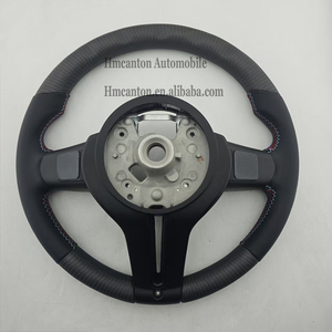 พวงมาลัยหุ้มหนังคาร์บอนไฟเบอร์แบบด้าน สำหรับรถยนต์ BMW ซีรีส์ 3 ซีรีส์ 5 รุ่น F10 F20 F30 F90 F01 F02 ลดราคาพิเศษ - Product Image 2