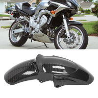 Garde-boue avant de moto en fibre de carbone, protection de carénage avant, garde-boue anti-éclaboussures pour FZ6N FZ6S FZ6 XJ6 2004 à 2006