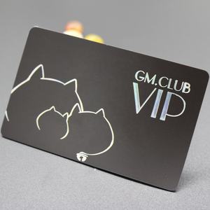 Impression personnalisée Nom double face ID d'adhésion Cartes VIP en PVC plastique Carte de visite en plastique PVC - Product Image 2